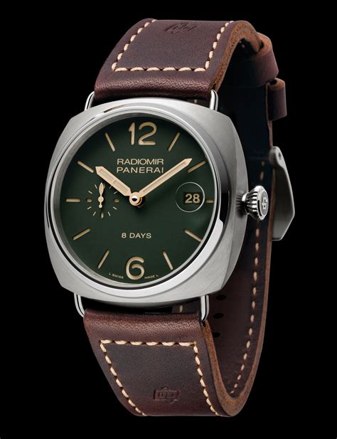 panerai radiomir dial green